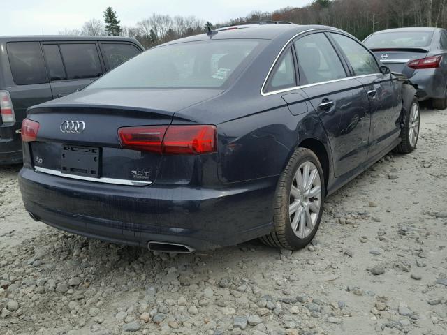 WAUHGAFC3GN111805 - 2016 AUDI A6 PRESTIG BLUE photo 4