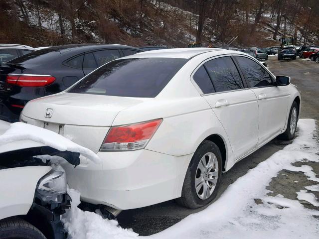 1HGCP26478A095100 - 2008 HONDA ACCORD LXP WHITE photo 4