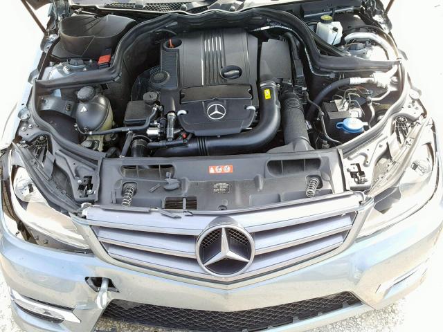 WDDGF4HB7CA614557 - 2012 MERCEDES-BENZ C 250 BLUE photo 7