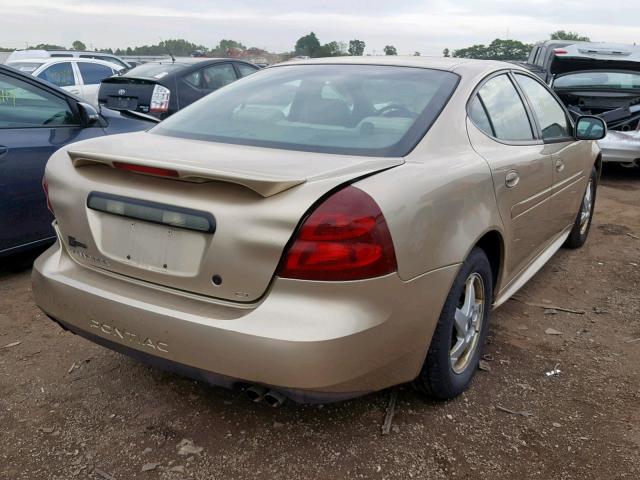 2G2WS522X41240252 - 2004 PONTIAC GRAND PRIX GOLD photo 4