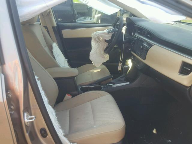 2T1BPRHEXGC531912 - 2016 TOYOTA COROLLA EC 银色 照片 5