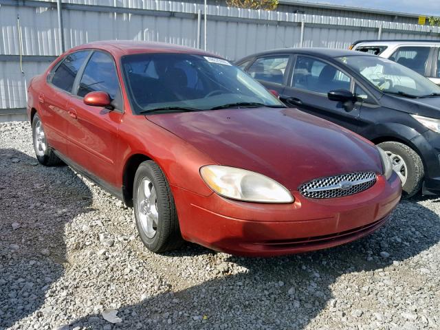 1FAFP5525YG138008 - 2000 FORD TAURUS SES RED photo 1