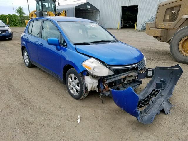 3N1BC13E68L380590 - 2008 NISSAN VERSA S BLUE photo 1