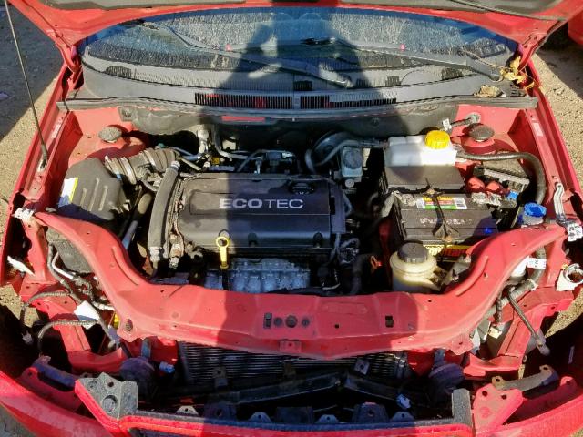 KL2TD66E79B648110 - 2009 PONTIAC G3 RED photo 7