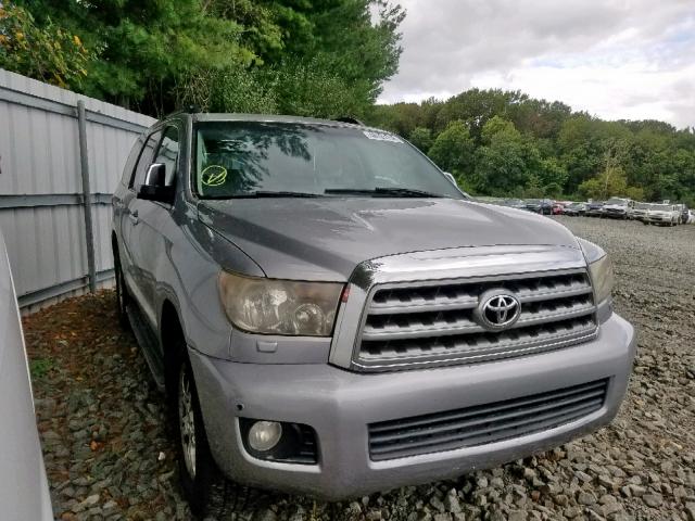 5TDBY68AX8S000873 - 2008 TOYOTA SEQUOIA LI SILVER photo 1