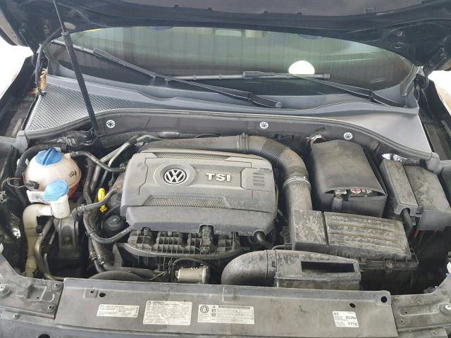 1VWBS7A39EC064741 - 2014 VOLKSWAGEN PASSAT SE BLACK photo 7