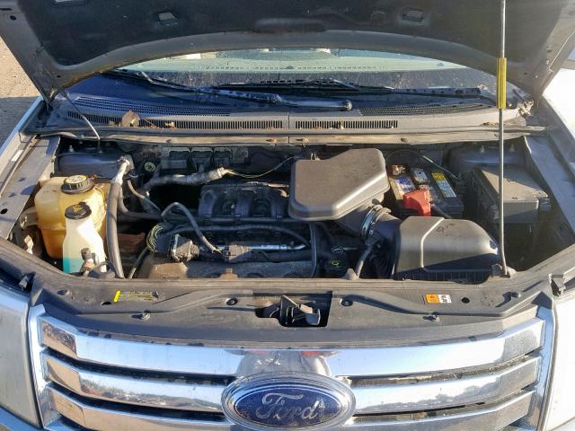 2FMDK49C97BB11375 - 2007 FORD EDGE SEL P SILVER photo 7