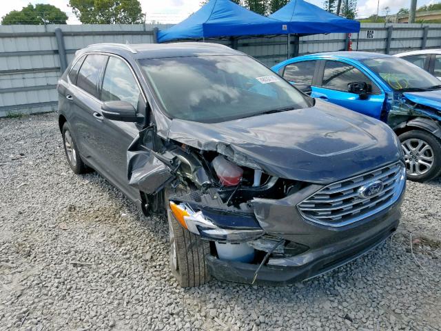 2FMPK3J90KBB45107 - 2019 FORD EDGE SEL GRAY photo 1