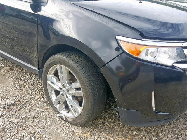 2FMDK4JCXDBA55986 - 2013 FORD EDGE SEL BLACK photo 9