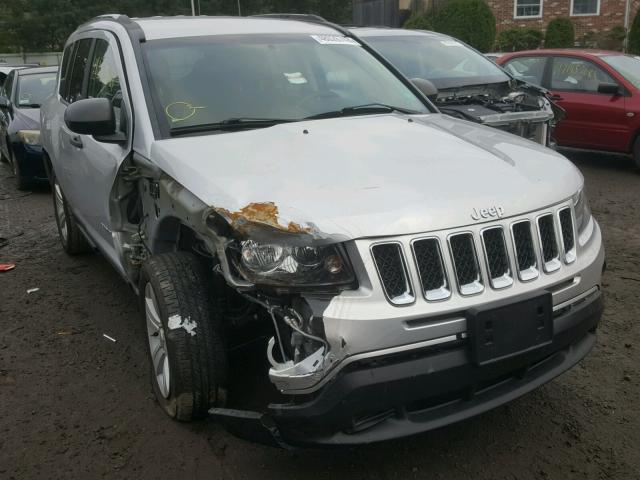 1C4NJCBA0ED537560 - 2014 JEEP COMPASS SP ვერცხლისფერი ფოტო 1