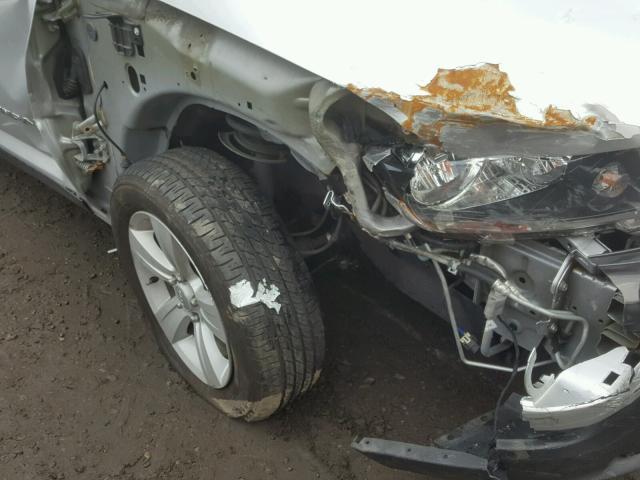 1C4NJCBA0ED537560 - 2014 JEEP COMPASS SP ვერცხლისფერი ფოტო 9