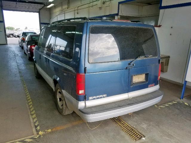 1GKEL19W7XB514442 - 1999 GMC SAFARI XT BLUE photo 3