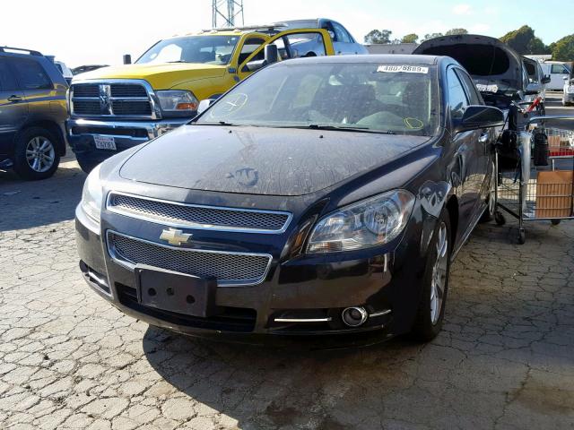1G1ZK57749F252466 - 2009 CHEVROLET MALIBU LTZ შავი ფოტო 2