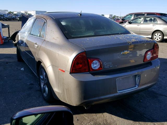 1G1ZC5EB5AF247155 - 2010 CHEVROLET MALIBU 1LT BROWN photo 3