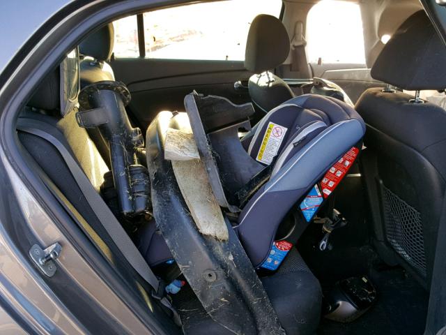 1G1ZC5EB5AF247155 - 2010 CHEVROLET MALIBU 1LT BROWN photo 6