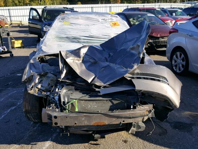 1G1ZC5EB5AF247155 - 2010 CHEVROLET MALIBU 1LT BROWN photo 9