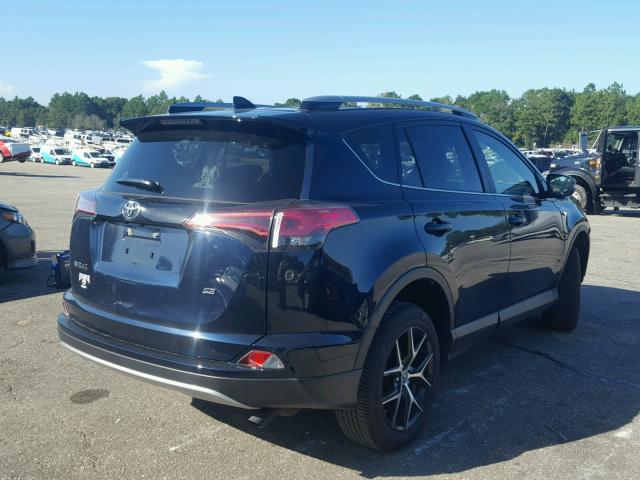 JTMNFREV9JJ725296 - 2018 TOYOTA RAV4 SE BLUE photo 4