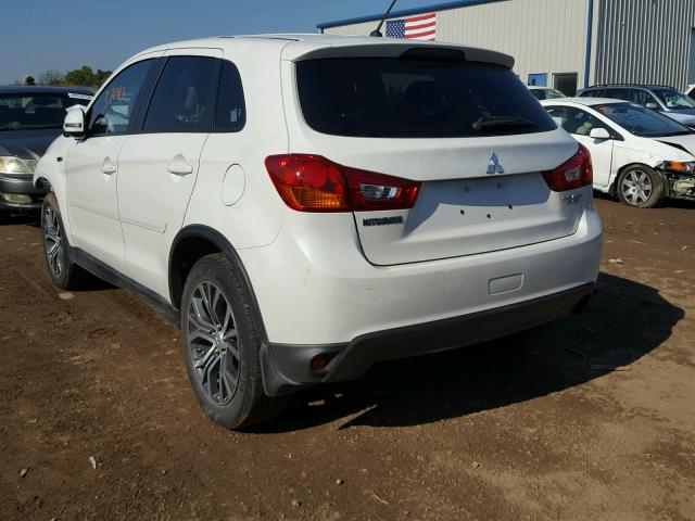 JA4AP3AU5GZ054476 - 2016 MITSUBISHI OUTLANDER WHITE photo 3