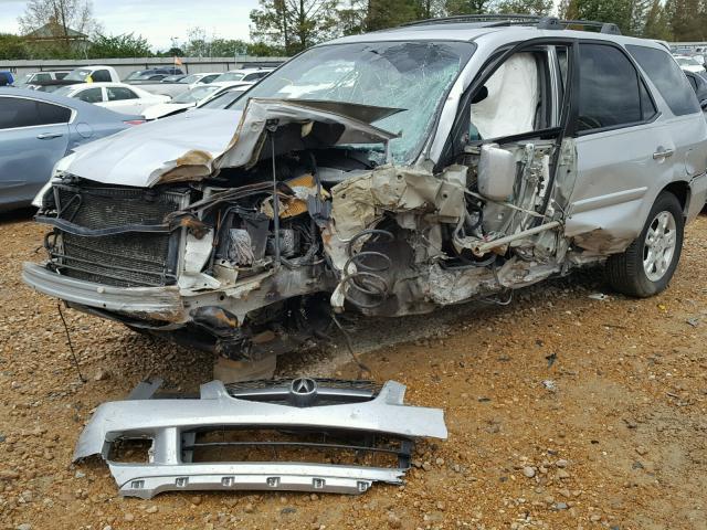 2HNYD18934H548201 - 2004 ACURA MDX TOURIN SILVER photo 9