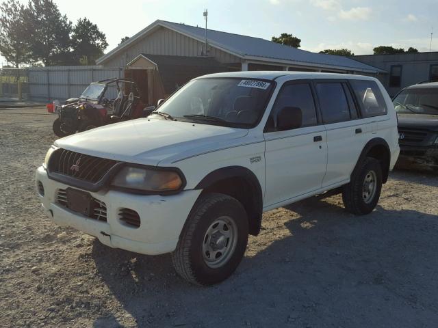 JA4MT21H81P012229 - 2001 MITSUBISHI MONTERO SP WHITE photo 2