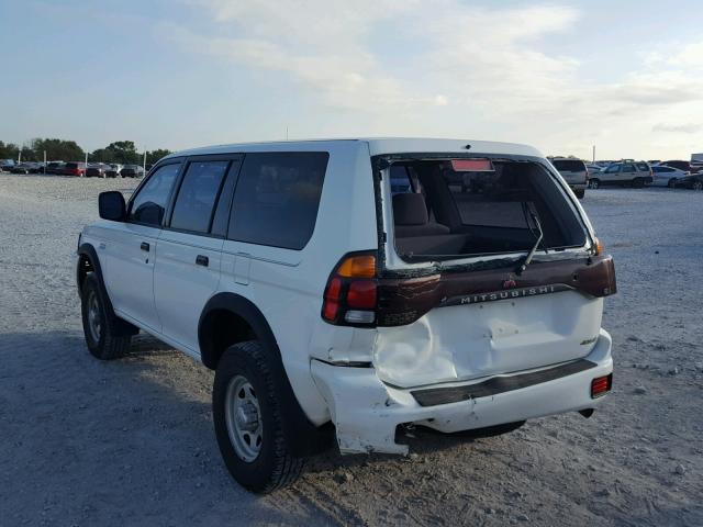 JA4MT21H81P012229 - 2001 MITSUBISHI MONTERO SP WHITE photo 3