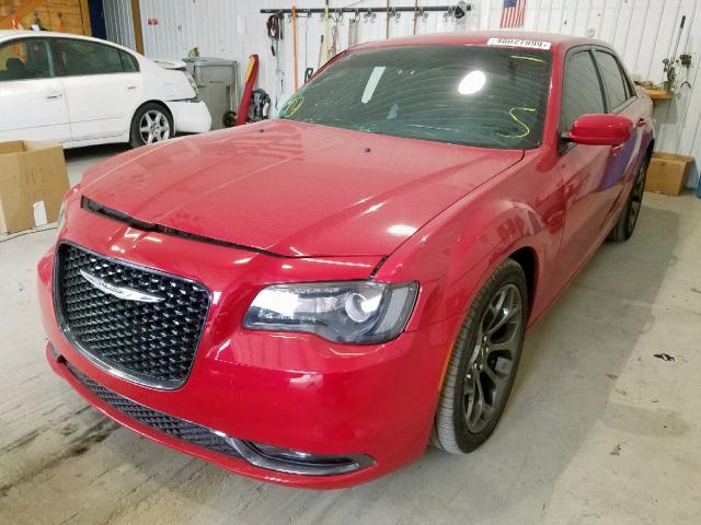 2C3CCABG2GH224398 - 2016 CHRYSLER 300 S RED photo 2