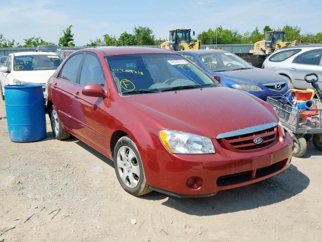 KNAFE121565209718 - 2006 KIA SPECTRA LX RED photo 1