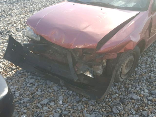 JT2AC52L4V0228759 - 1997 TOYOTA TERCEL CE RED photo 9