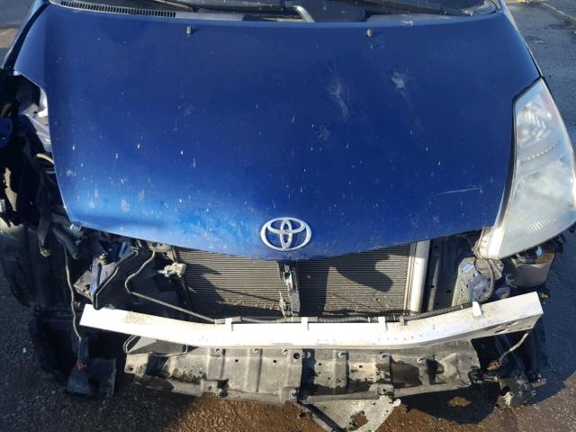 JTDKB20U197876436 - 2009 TOYOTA PRIUS BLUE photo 7