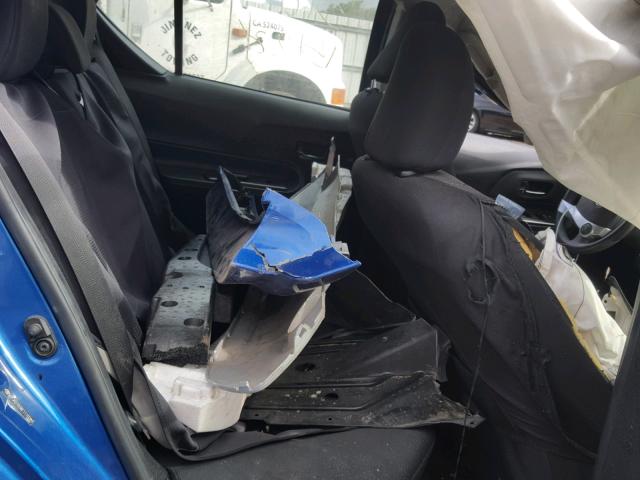 JTDKDTB38F1110089 - 2015 TOYOTA PRIUS C BLUE photo 6