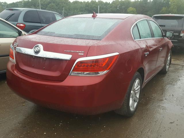 1G4GC5ED7BF147586 - 2011 BUICK LACROSSE C RED photo 4