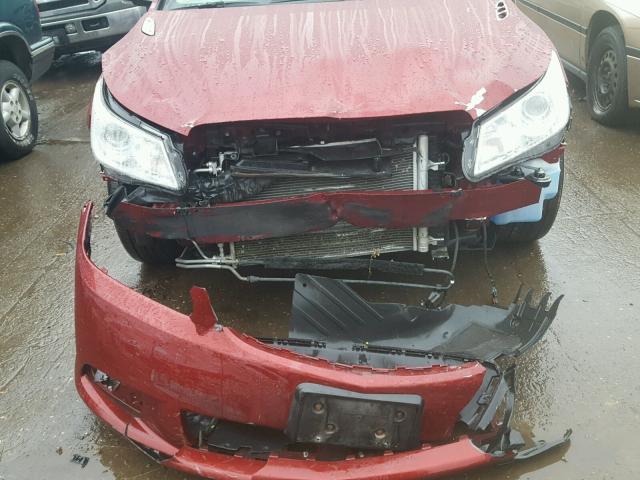 1G4GC5ED7BF147586 - 2011 BUICK LACROSSE C RED photo 9