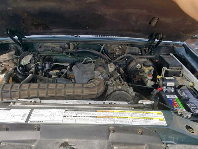 1FMDU34X5VUD21624 - 1997 FORD EXPLORER GREEN photo 7