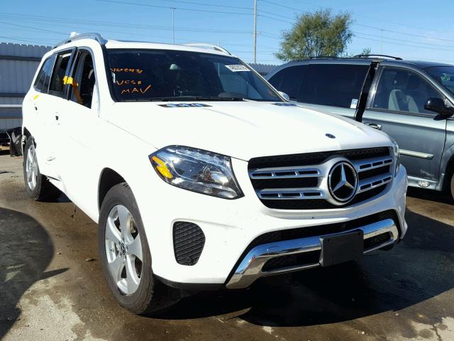 4JGDF6EE0HA989135 - 2017 MERCEDES-BENZ GLS 450 4M WHITE photo 1