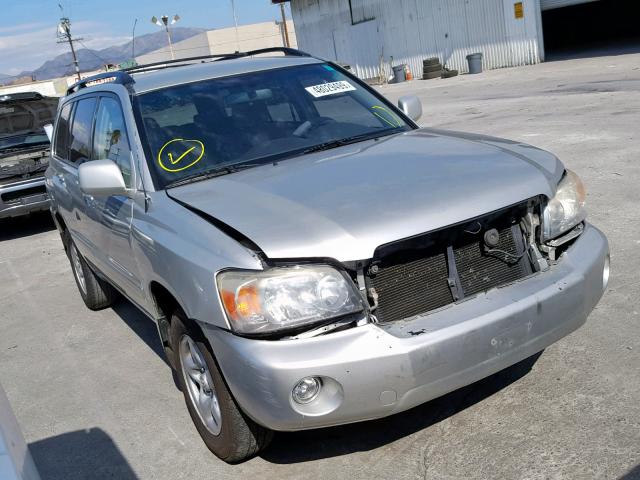 JTEDD21A770162884 - 2007 TOYOTA HIGHLANDER SILVER photo 1