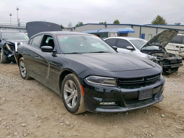 2C3CDXHG9JH125379 - 2018 DODGE CHARGER SX BLACK photo 1