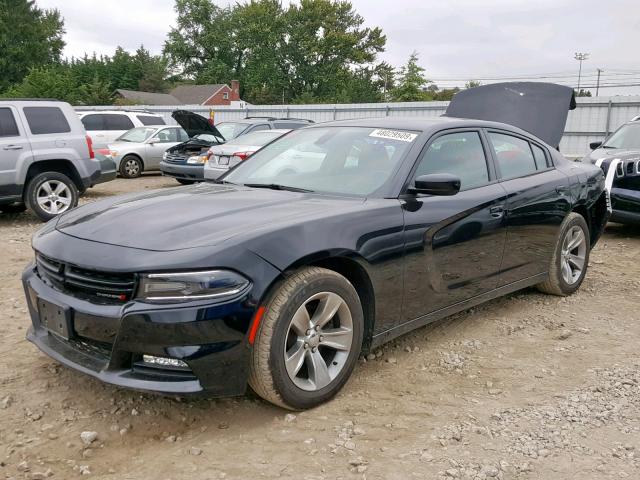 2C3CDXHG9JH125379 - 2018 DODGE CHARGER SX BLACK photo 2