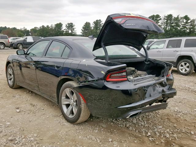 2C3CDXHG9JH125379 - 2018 DODGE CHARGER SX BLACK photo 3