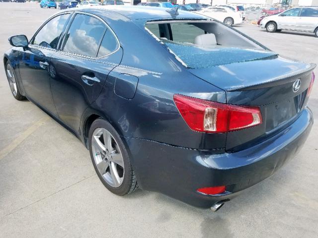 JTHBF5C27B5134025 - 2011 LEXUS IS 250 GRAY photo 3