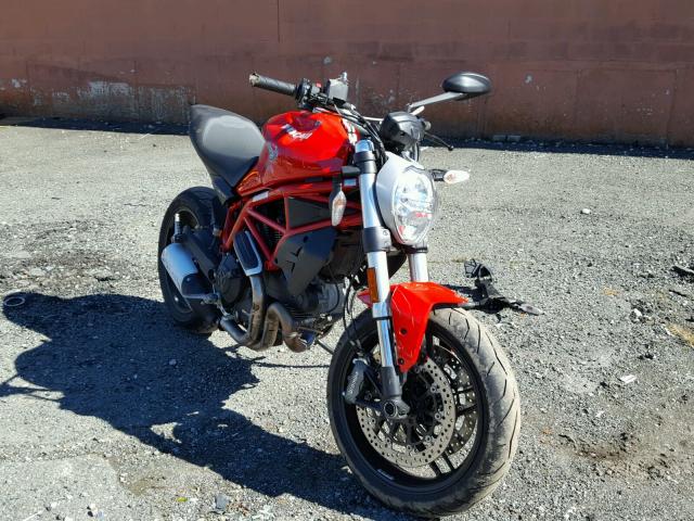 ZDMMADBM9HB002002 - 2017 DUCATI MONSTER 79 RED photo 1