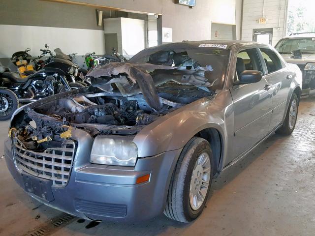 2C3KA43R96H221533 - 2006 CHRYSLER 300 BLUE photo 2