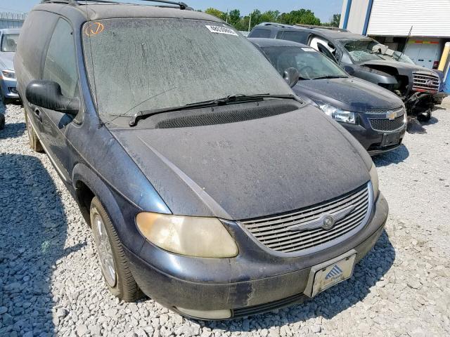 2C8GP64L81R241229 - 2001 CHRYSLER TOWN & COU BLUE photo 9