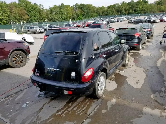 3A4FY58B87T545408 - 2007 CHRYSLER PT CRUISER BLACK photo 4