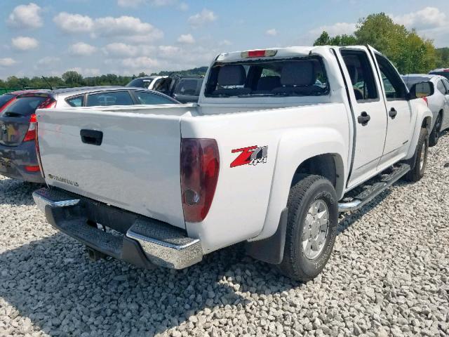 1GCDT136958247749 - 2005 CHEVROLET COLORADO WHITE photo 4