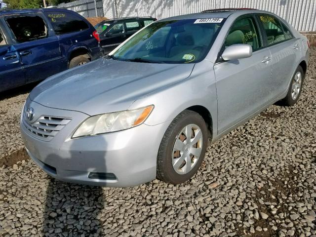 4T1BE46K17U040936 - 2007 TOYOTA CAMRY NEW SILVER photo 2