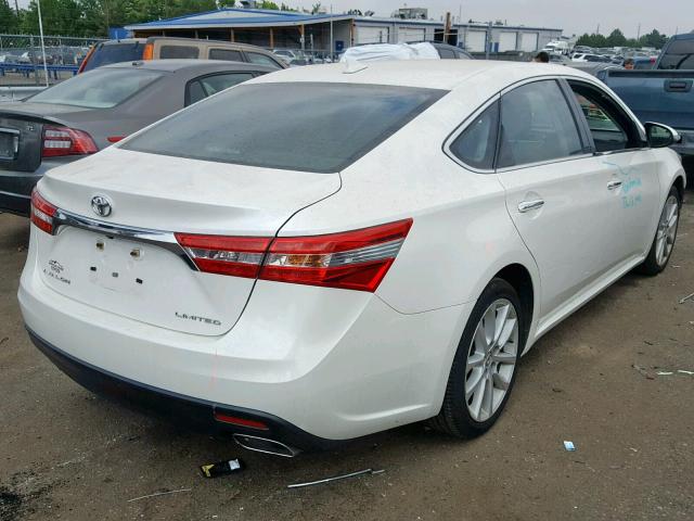 4T1BK1EB9DU076930 - 2013 TOYOTA AVALON BAS WHITE photo 4