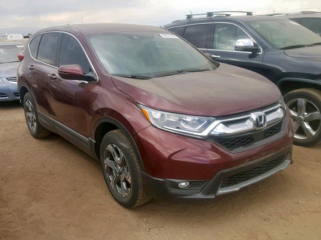 5J6RW2H81HL011315 - 2017 HONDA CR-V EXL MAROON photo 1