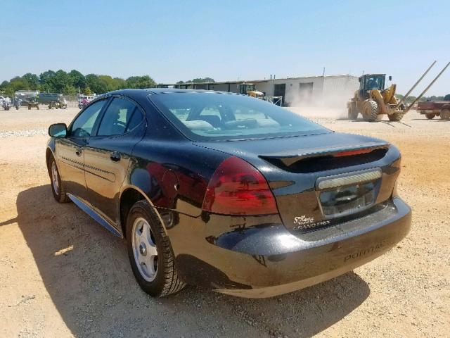 2G2WP522851237675 - 2005 PONTIAC GRAND PRIX BLACK photo 3