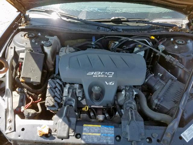 2G2WP522851237675 - 2005 PONTIAC GRAND PRIX BLACK photo 7