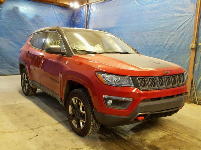 3C4NJDDB9JT202510 - 2018 JEEP COMPASS TR RED photo 1